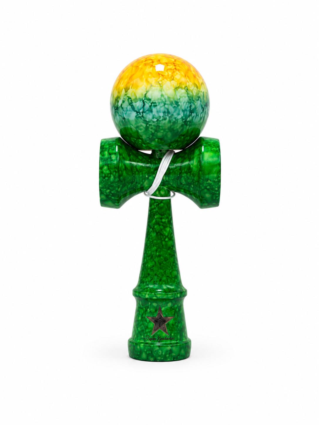 Green Camo Full Marble Kendama