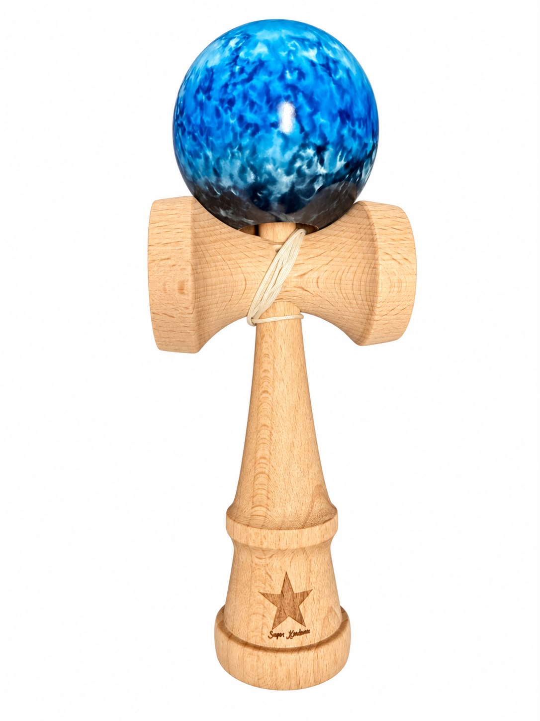 Blue Marble Rasta Kendama - Image 2
